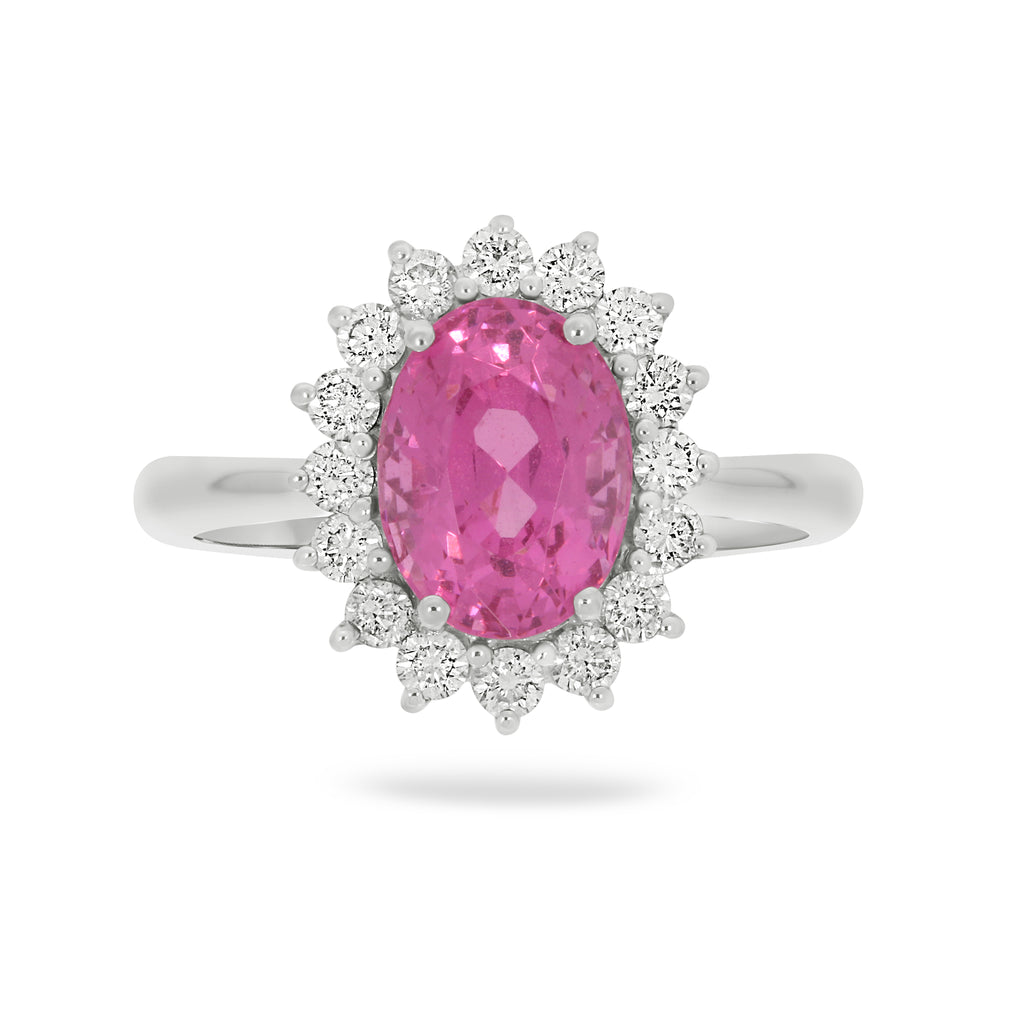 Dreaming Pink Spinel Diamond Ring