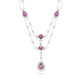 Orion Pink Sapphire Necklace