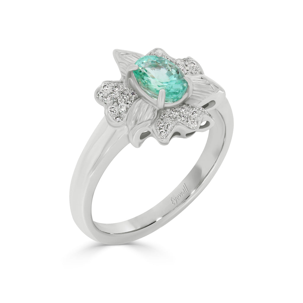 Blossom Emerald Ring
