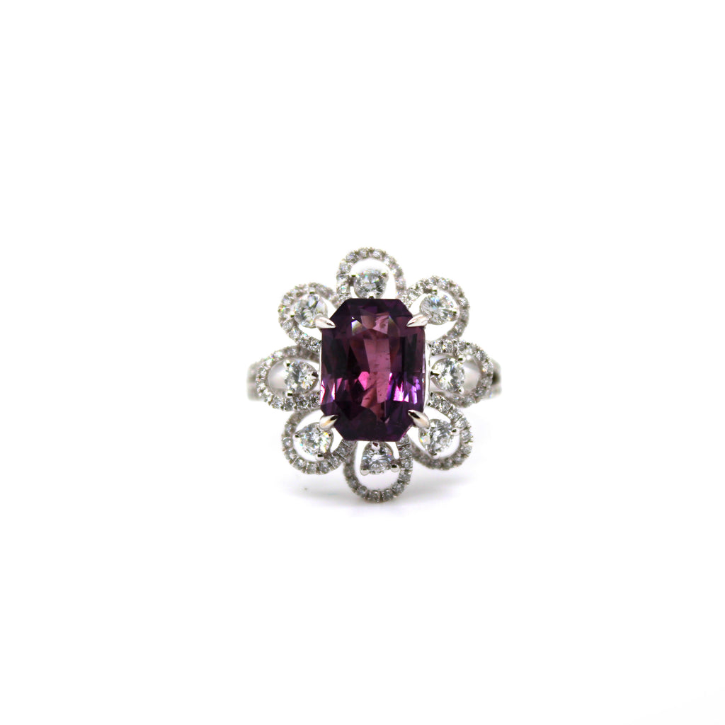 Purple Sapphire Ring