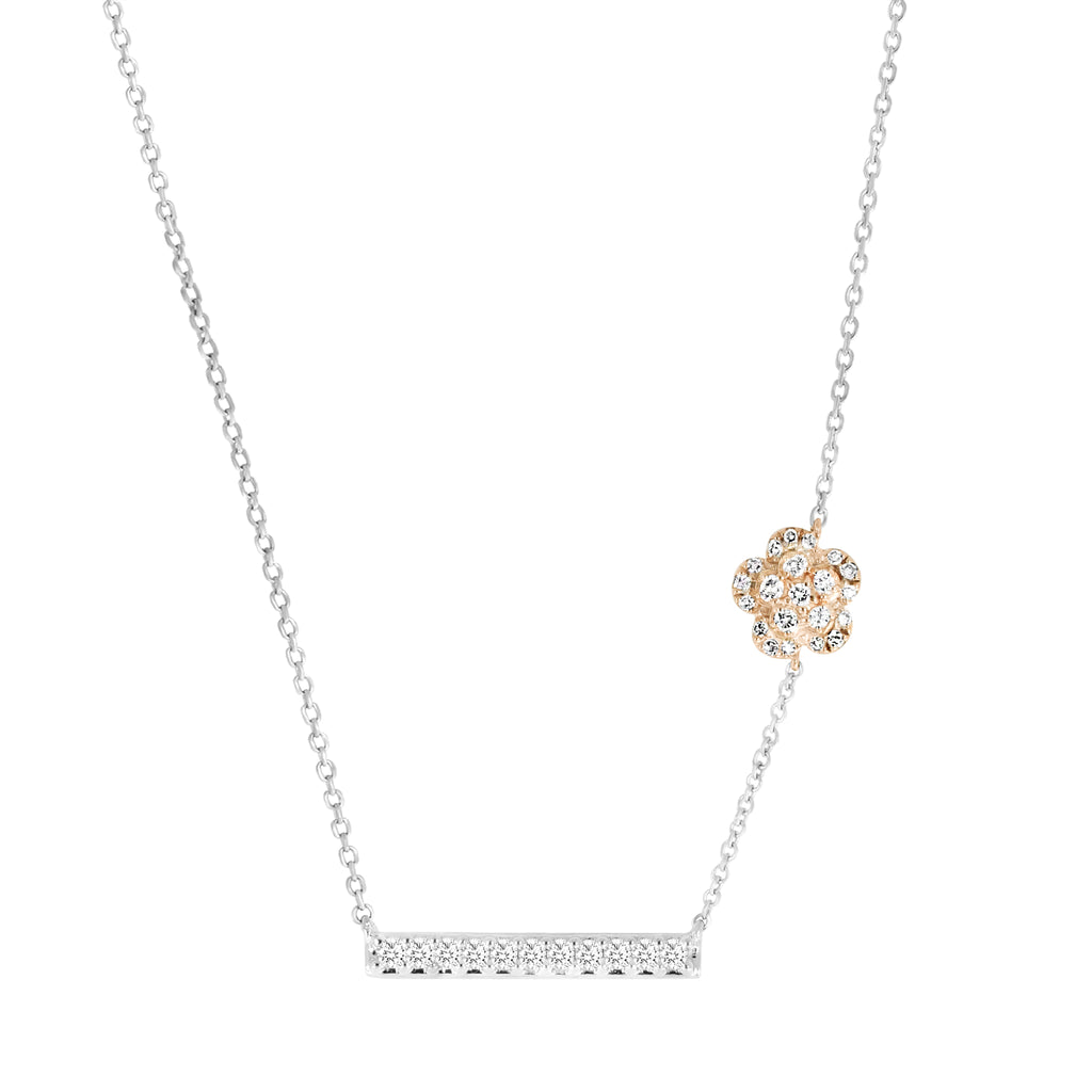 Rosea Floresence Diamond Necklace