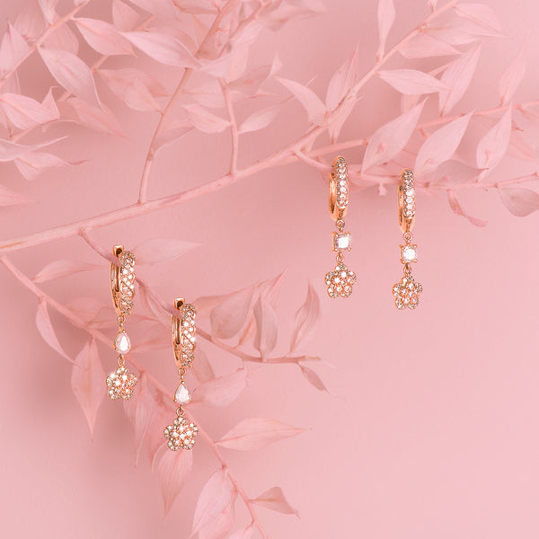 Rosea Peony Earrings
