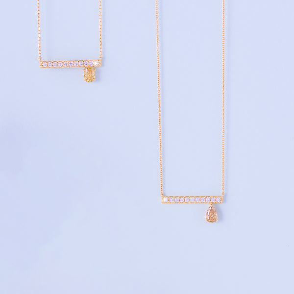 Unity Bar Diamond Necklace